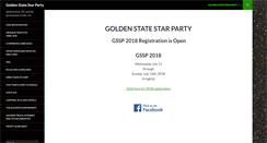 Desktop Screenshot of goldenstatestarparty.org