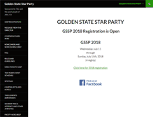 Tablet Screenshot of goldenstatestarparty.org